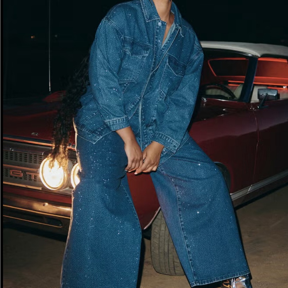 Cowboy ready. Eloquii x Barkwood Jacket and Jeans